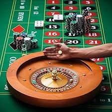 Multi-camera view of live roulette table with dealer and spinning wheel